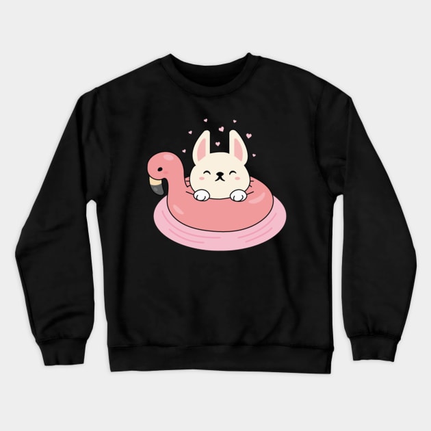 Cute Bunny Rabbit Crewneck Sweatshirt by Spangenberg